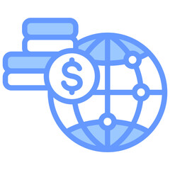 Tokenization Blue Icon