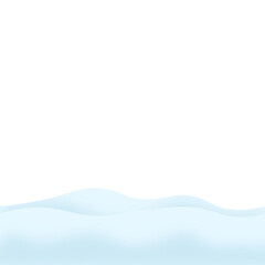 Snow Pile Illustration