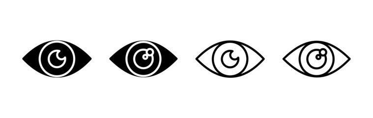 Eye icon. Look and Vision icon. Eye vector icon