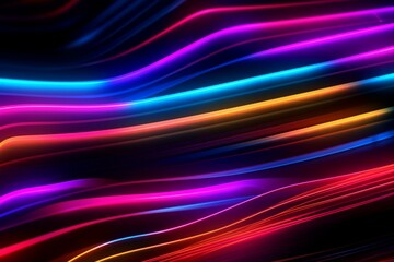 Vibrant and dark neon-inspired texture for your desktop. Generative AI