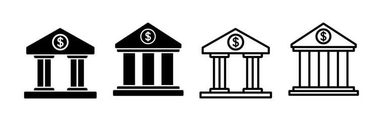 Bank icon vector. bank icon symbol