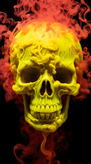 Skulls with Smoke