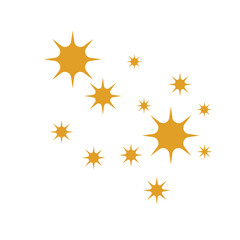 Obraz premium sparkling star vector 