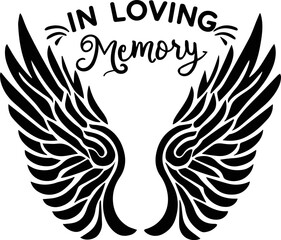 In loving memory svg frame
