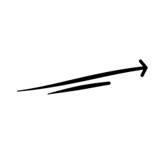 arrow doodle vector 