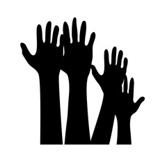 Freedom andvector, freedom, illustration, emancipation, symbol, silhouette, design, hand, slave, black, slavery, background, history, african, concept, american, ju emancipation hand vector silhouette