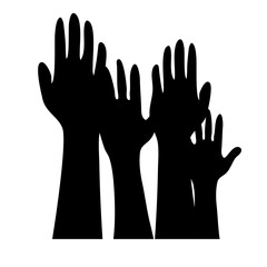 Obraz premium Freedom andvector, freedom, illustration, emancipation, symbol, silhouette, design, hand, slave, black, slavery, background, history, african, concept, american, ju emancipation hand vector silhouette