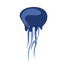 jellyfish vector cartoon 