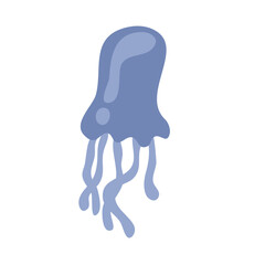 jellyfish vector cartoon 