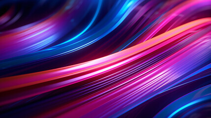 Neon lines artistic background