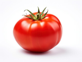 Tomato Studio Shot Isolated on Clear Background, Food Photography, Generative AI