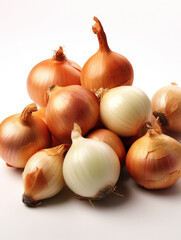 Onion Studio Shot Isolated on Clear Background, Food Photography, Generative AI