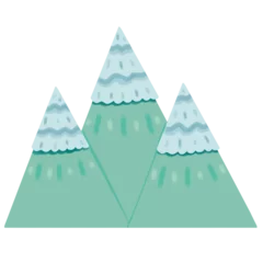 Selbstklebende Fototapete Berge Snow mountain