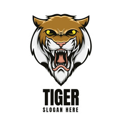 Heat Tiger Mascot Logo