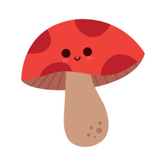 autumn kawaii mushroom