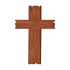 catholic cross wooden
