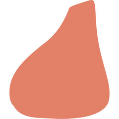 Abstract Shape Geometric Orange Pink Peach