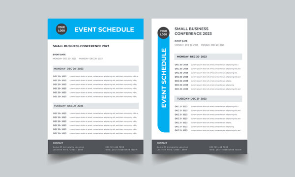 Event Schedule
