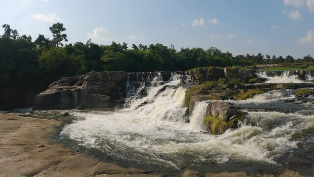 Beautiful Bhatinda falls near dhanbad of Jharkhand, India.