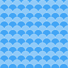 Blue fish scales pattern. fish scales pattern. fish scales seamless pattern. Decorative elements, clothing, paper wrapping, bathroom tiles, wall tiles, backdrop, background.