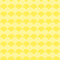 Yellow fish scales pattern. fish scales pattern. fish scales seamless pattern. Decorative elements, clothing, paper wrapping, bathroom tiles, wall tiles, backdrop, background.