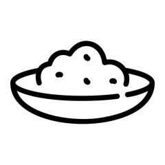 bakery yeast Line Icon