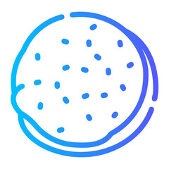 bagle Line Gradient Icon