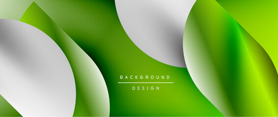 Bright color circle and round element minimal geometric abstract background for posters, covers, banners, brochures, websites