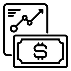 Report icon, line icon style