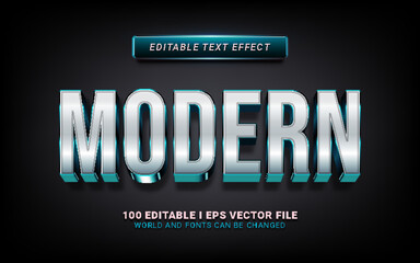 modern design text effect