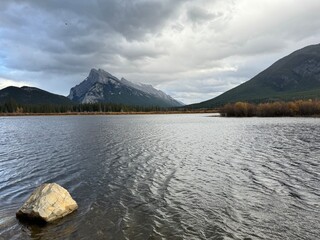 Vermillion ponds near Banff in Alberta