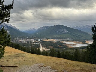 Vermillion ponds near Banff in Alberta