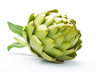 Fototapeta premium Artichoke Studio Shot Isolated on Clear Background, Food Photography, Generative AI