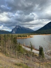 Vermillion ponds near Banff in Alberta