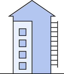 Apartment Building Icon
