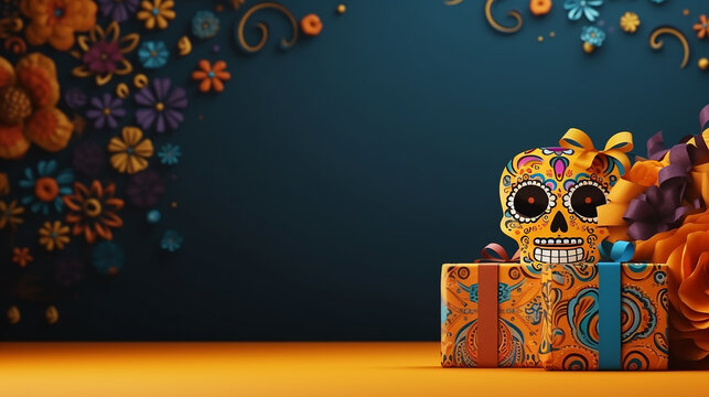 Day of the dead background