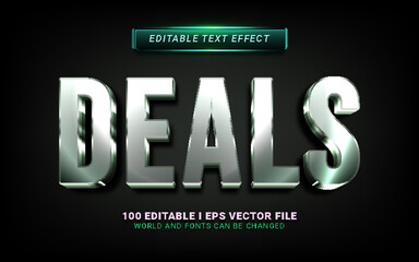 deals 3d style text effect