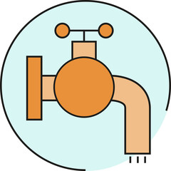 Water Faucet Icon
