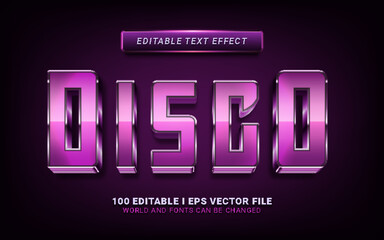disco text effect