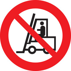 prohibido, no transitar el montacargas, grua, montacargas, atención, precaución, prohibited, no forklift, crane, attention, caution