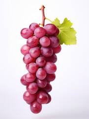 Fototapeta premium Grapes Studio Shot Isolated on Clear Background, Food Photography, Generative AI