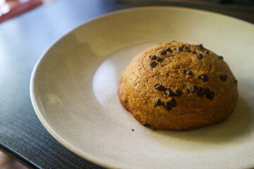 Chocolate pound cake. coffee chocolate bread
