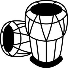 Obraz na płótnie Canvas drum icon