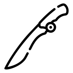 knife Line Icon