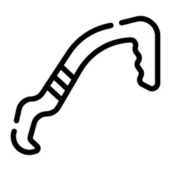ice axe Line Icon