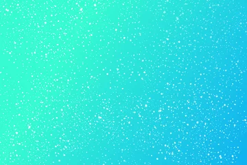 Foto auf Acrylglas Blue Green Sky Space Sea Ocean Snowy Christmas Background Starry Stars Night Texture Gradient Wallpaper Illustration Atmosphere for Text Holiday Winter Celebration © Suttiporn