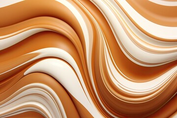 Caramel Brown Color: Mesmerizing Melting Candy Design in This Decadent Digital Image, generative AI