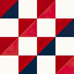 Gingham checker pattern in a red and navy