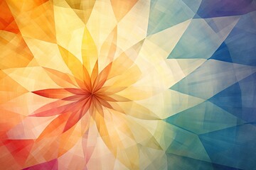 Festive Abstract Vintage Magic: Blurred Color Wheel Image, generative AI