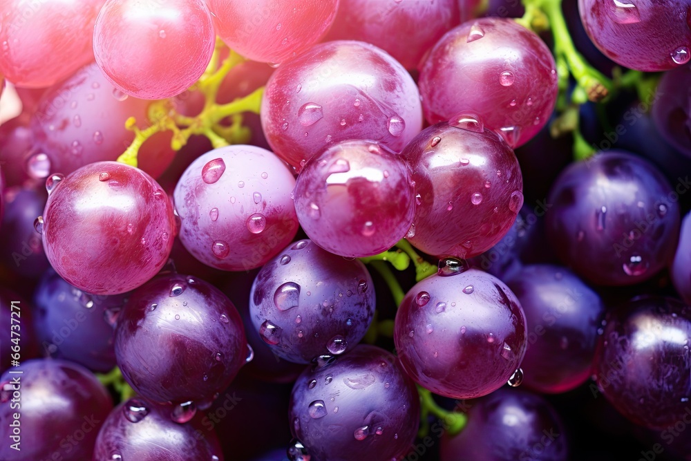 Poster captivating grape color: a mesmerizing confluence of light multicolor blur abstraction, generative a